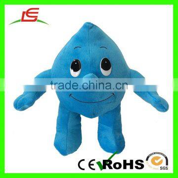 RB0012 Cute Plush Toy Waterdrop Cuddly 14 Inch Plush Pillow Toy