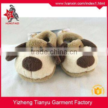 Animal shaped indoor use soft plush slipper