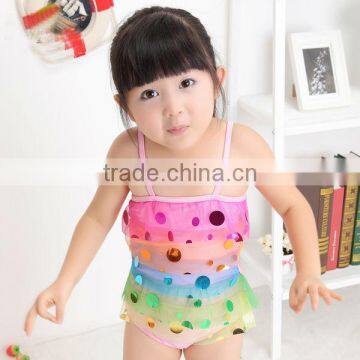 Sexy Sequins rainbow Bikini Swimwear for Children