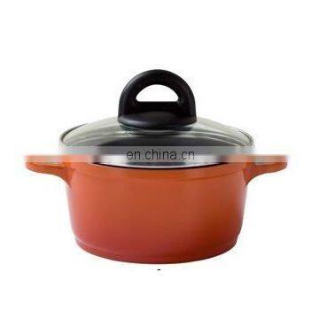 cookware aluminum of the frypan and milk pot with non-stick