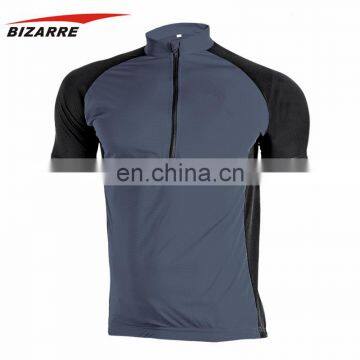 Custom Blank Men's Dry Fit Cycling Jersey shirts With Polyester