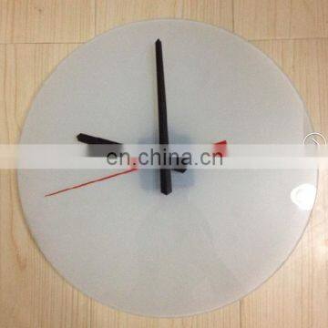 sublimation blank glass clock for printing