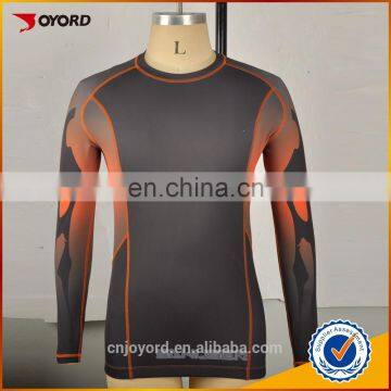 Custom compressed shirt lycra fabric rash guard