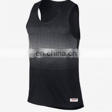 100% polyester quick dry custom men tank top