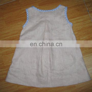 linen dress with different color