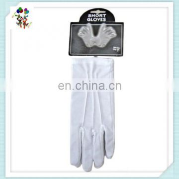 Christmas Santa Claus Cheap Adult White Cotton Gloves HPC-1022