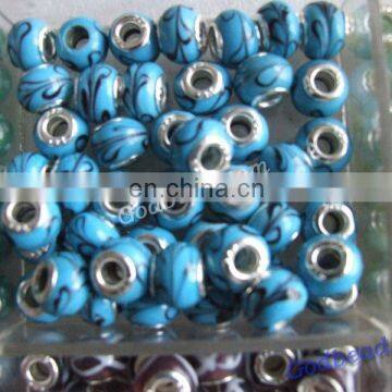 467 loely glass bead wholesale handmade murano lampwork glass european beads fit for charm bracelets