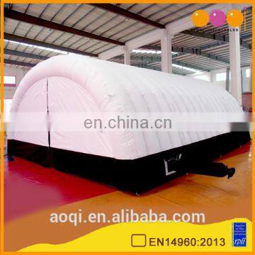 AOQI white commercial advertising inflatable tunnel tent for sale