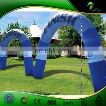 Customized Inflatable Finishe Line Arch With Logo Printing