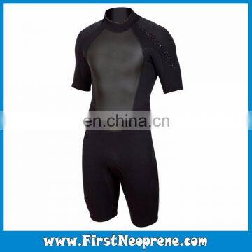 Watersports 2/3MM Neoprene CR Rubber Men Short Sleeve Premium Shorty Wetsuit