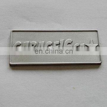 Custom aluminium adhesive name plate