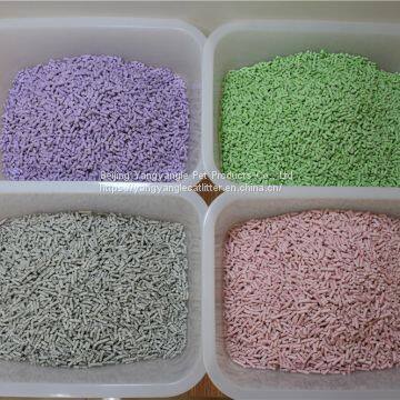 Hard clump and odor control tofu cat litter