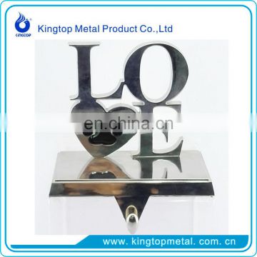 Metal Love Stocking Holder