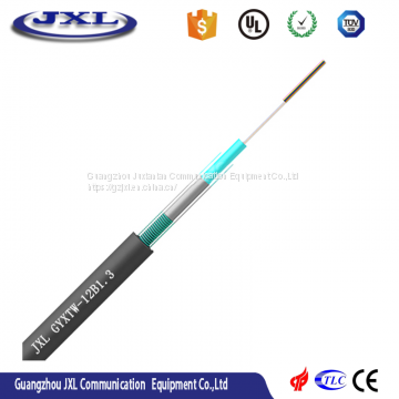 Unitube armored two steel wires loose tube GYXTW 12 core single mode fiber optic cable