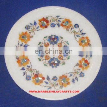 Marble Inlay Decorative Plate Exporter