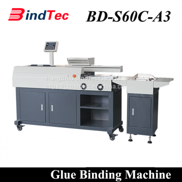 Automatic Book Binding Machine Electric Hot Melt Glue Perfect Book Binder