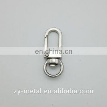 Nickel plated high quality lock metal bag buckle,swivel snap hook