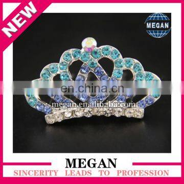 Crystal heart children 's crown headdress cute hairpin gift hair combs