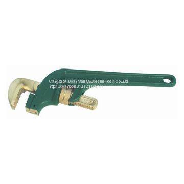 Non Sparking Oblique Pipe Wrench Aluminum Bronze 8