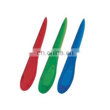 Plastic letter opener ruler Custom logo