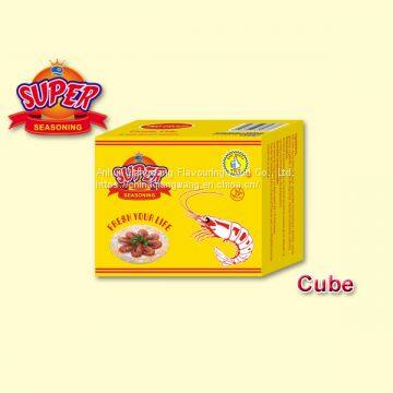 Crevette Flavour Super Seasoning Shrimp Bouillon cube Stock Cube