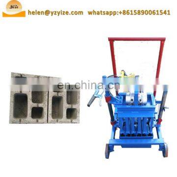 Manual Hollow Block Maker Concrete Hollow Block Making Machine Price