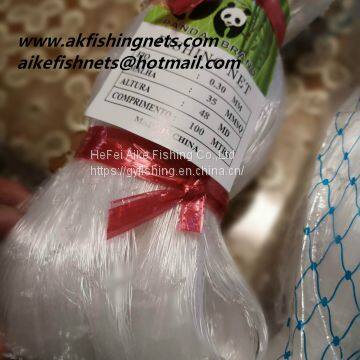 (Red de Pesca Monofilamento)High Quality Crystal Fishing Nets ,soft and Shine,depthway, Twine Selvage,strong Double Knot