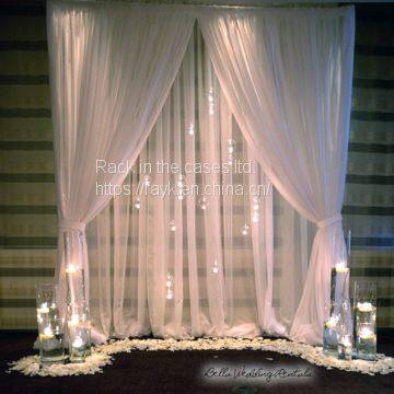 RK Wedding Backdrop Chiffon Drape Pipe and Drape With Alternative Size From RK for Sale