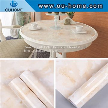 Marble dining table kitchen waterproof sticker