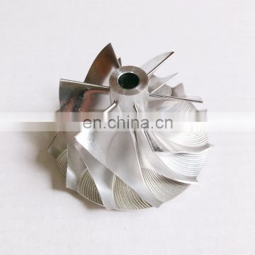 RHF55 43.40/56.03mm 6+6 blades performance milling/aluminum 2618/billet compressor wheel for VR38DETT TwinVN5/GTR R35/1411-JF03B