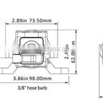 12V DC Electric Small High Pressure Battery Powered Diaphragm Water Pump