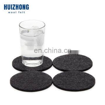 good quality polyester felt tea felt coaster