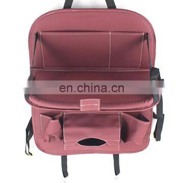 Amazon Hot Sale Multi Pockets 2 Pack pu Car Seat Organizer photo-5