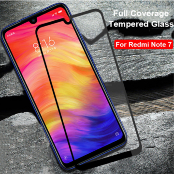 for Xiaomi Redmi note 7 Tempered Glass Full Cover Screen Protector For XiamiRedmi note 7  Protective FIlm