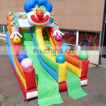 Colorful Commercial Inflatable Clown Slide Bouncer For Sale photo-3