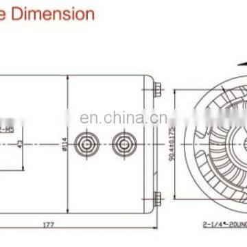 2,2 кВт 24-волтный двигатель постоянного тока для электростанции и гидравлического двигателя photo-5