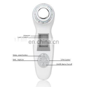 New Products Home Use Ultrasonic Skin Rejuvenation Ionic Photon 3MHz Ultrasonic Beauty Machine photo-3