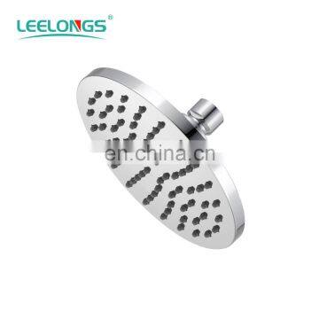 Competitive price chrome high pressure rainfall 6 inch shower head