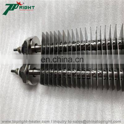 Topright Custom 220V 1800W Tubular Electric Heater Stainless Steel Finned Tube Air Heating Element for Oven Heater photo-3