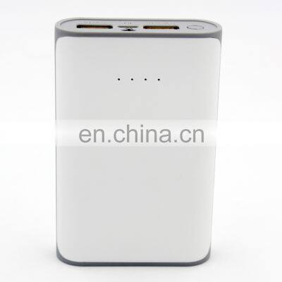 Ultra Thin mini 10000mAh Portable External Battery Charger Power Bank for iPhone Samsung cell phone