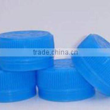 China PE plastic screw spring water bottle caps long neck