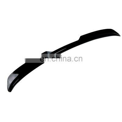 ABS Plastic Glossy Painted Black Rear Window Roof Spoiler Sun Rain Shade Vent Visor Lip For Volkswagen Scirocco 2015 2016+