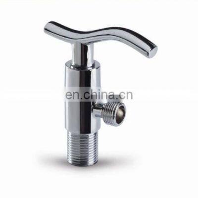 Bathroom Toilet Sanitary Polishing Chrome Plated Zinc Toilet Angle Valve