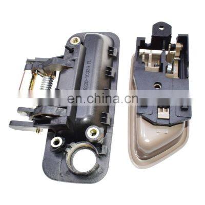 Free Shipping!2 X Left Front Outside Inside Door Handle 69220AA010 For 1997-2001 Toyota Camry