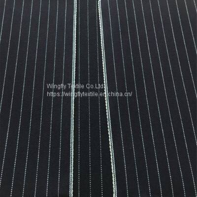 13.9oz Striped Denim Fabric White Selvedge Wholesale WZls3192 photo-3