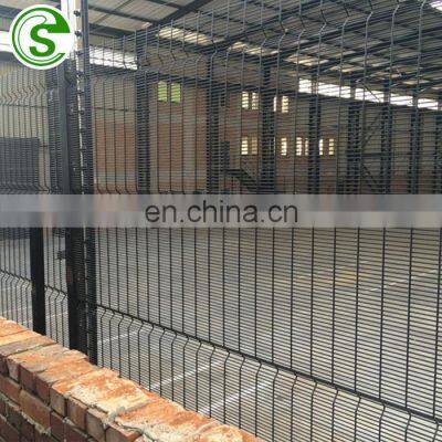 USA clear security 358 fence panels powder coated ClearVu fence for home