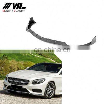 S Class Carbon Fiber Front Spoiler for Mercedes Benz S500 S500 Coupe 15-17