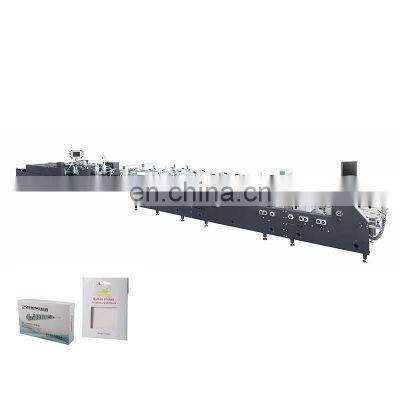 Food medicine Cosmetics Stationery Boxes Carton Folding Machine