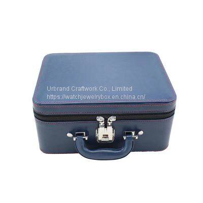 Double-layer Password Jewelry Storage Box Pendant Ring Earring Bracelet Display Portable Pearl Treasure Box photo-4