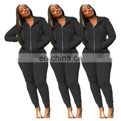 Manufacturers Wholesale Plus Size Women's Spring and Autumn Home Wear Casual 2-piece Suit Custom Sports Suit S-5XL photo-2